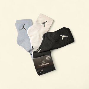 Jordan Socks Air Nike Socks 3 Pairs Everyday Max Crew MidCut Men SIZE LARGE NWT